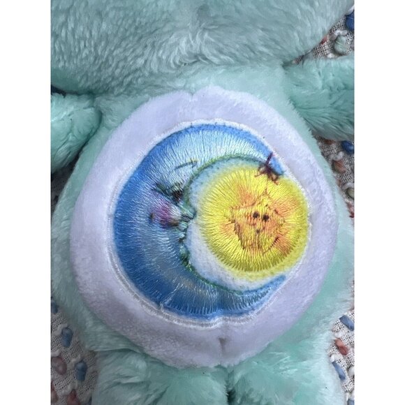 š©µSOLD𩵠Care Bears ⢠Bedtime Bear ⢠Green Moon Sleepy Time ⢠Vintage - Picture 4 of 9